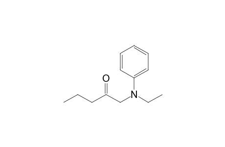 1-(N-Phenyl-N-ethylamino)-2-pentanone