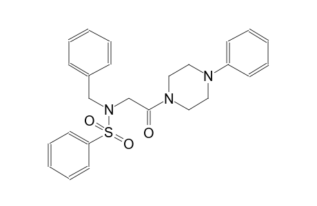 benzenesulfonamide, N-[2-oxo-2-(4-phenyl-1-piperazinyl)ethyl]-N-(phenylmethyl)-