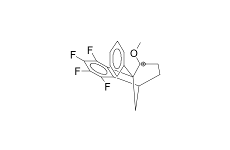 1-PHENYL-2-METHOXY-6,7-TETRAFLUOROBENZOBICYCLO[3.2.1]OCT-6-EN-2-YLCATION