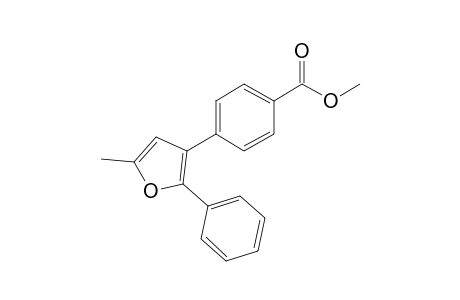 2-Phenyl-3-(4'-methoxycarbonylphenyl)-5-methylfuran