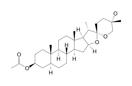 (25R)-3-BETA-ACETOXY-25-HYDROXY-5-ALPHA-SPIROSTANE