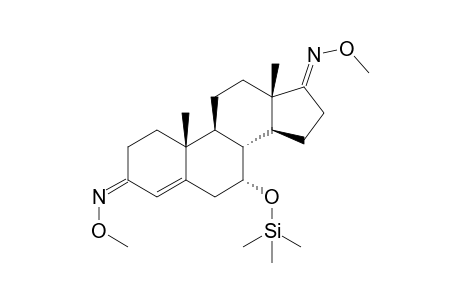 4-Androsten-7-alpha-ol-3,17-dione, 1TMS, 2MEOX