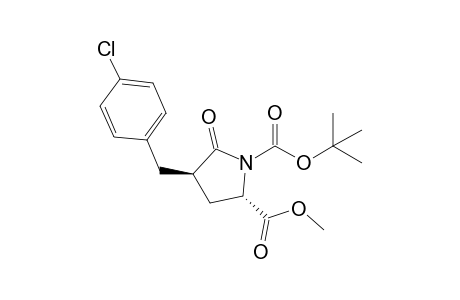 (2S,4R)-1-(t-Butyl) 2-Methyl 5-oxo-4-(p-chlorobenzyl)pyrrolidine-1,2-dicarboxylate