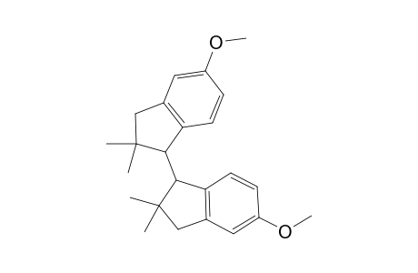 5-methoxy-1-(5-methoxy-2,2-dimethyl-1,3-dihydroinden-1-yl)-2,2-dimethyl-1,3-dihydroindene
