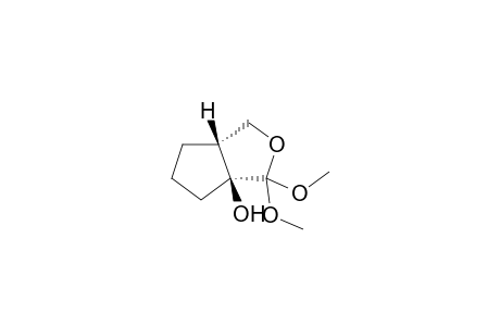 (1S,5R)-2,2-Dimethoxy-1-hydroxy-3-oxabicyclo[3.3.0]octane