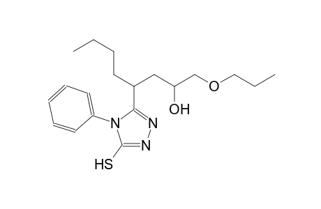 4-(4-phenyl-5-sulfanyl-4H-1,2,4-triazol-3-yl)-1-propoxy-2-octanol