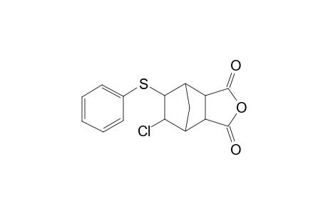 4-Oxatricyclo[5.2.1.0(2,6)]decane-3,5-dione, 8-chloro-9-(phenylthio)-