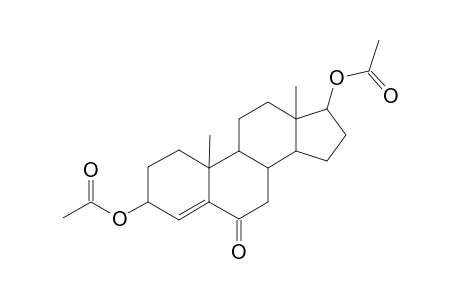 Acetic acid, 17-acetoxy-10,13-dimethyl-6-oxo-2,3,6,7,8,9,10,11,12,13,14,15,16,17-tetradecahydro-1H-cyclopenta[a]phenanthren-3-yl ester