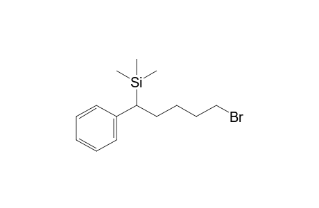 5-Phenyl-5-(trimethylsilyl)pentylbromide