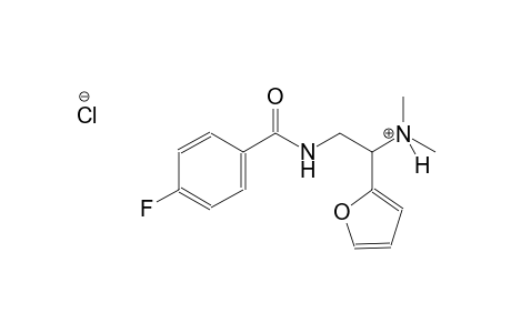 2-furanmethanaminium, alpha-[[(4-fluorobenzoyl)amino]methyl]-N,N-dimethyl-, chloride