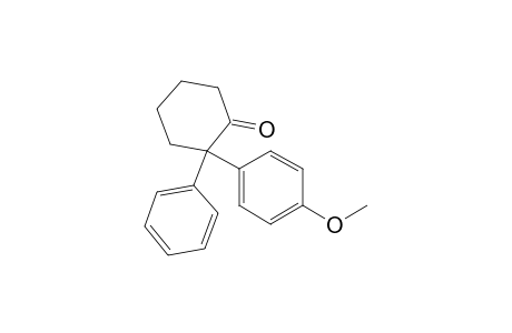 2-(4-Methoxyphenyl)-2-phenyl-1-cyclohexanone