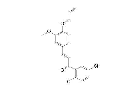 (E)-3-[4-(ALLYLOXY)-3-METHOXYPHENYL]-1-(5-CHLORO-2-HYDROXYPHENYL)-PROP-2-EN-1-ONE