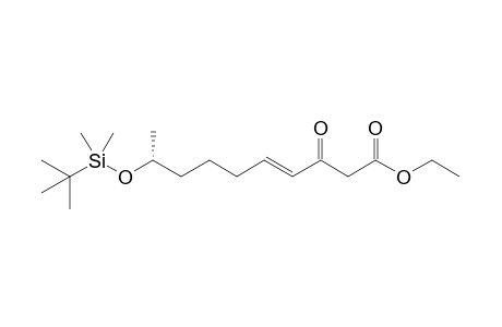 Ethyl (S)-9-(tert-butyldimethylsiloxy)-3-oxodec-4-enoate