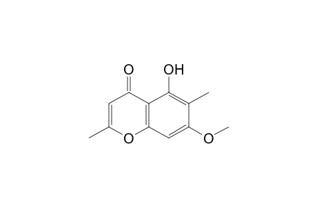 4H-1-Benzopyran-4-one, 5-hydroxy-7-methoxy-2,6-dimethyl-