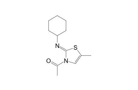 1-[(2Z)-2-(cyclohexylimino)-5-methyl-2,3-dihydro-1,3-thiazol-3-yl]ethan-1-one
