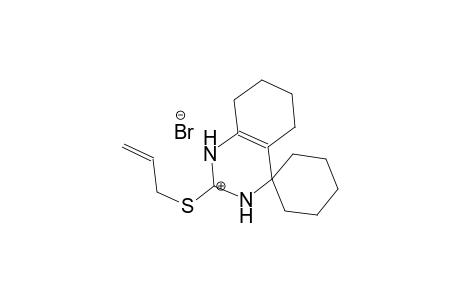 2'-(allylthio)-5',6',7',8'-tetrahydro-1'H-spiro[cyclohexane-1,4'-quinazolin]-3'-ium bromide