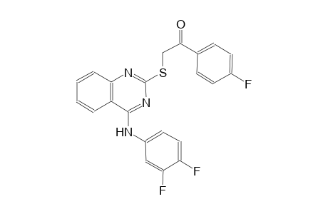 ethanone, 2-[[4-[(3,4-difluorophenyl)amino]-2-quinazolinyl]thio]-1-(4-fluorophenyl)-