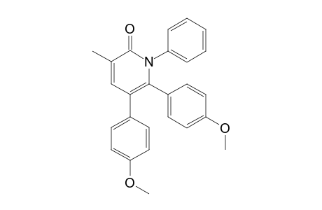 5,6-Bis(4-methoxyphenyl)-3-methyl-1-phenylpyridin-2(1H)-one
