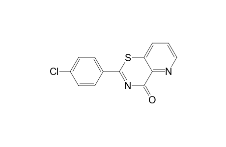 4H-Pyrido[3,2-e]-1,3-thiazin-4-one, 2-(4-chlorophenyl)-