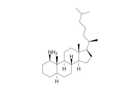 1.beta.-amino-5.alpha.-cholestane