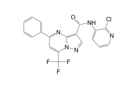 N-(2-chloro-3-pyridinyl)-5-phenyl-7-(trifluoromethyl)pyrazolo[1,5-a]pyrimidine-3-carboxamide