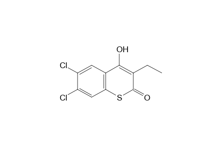 6,7-DICHLORO-3-ETHYL-4-HYDROXY-1-THIOCOUMARIN