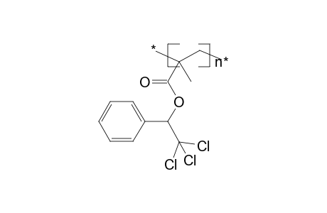 Poly(1-phenyl-2,2,2-trichloroethyl methacrylate)