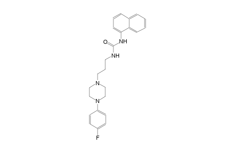 urea, N-[3-[4-(4-fluorophenyl)-1-piperazinyl]propyl]-N'-(1-naphthalenyl)-