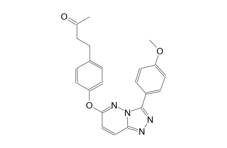 2-butanone, 4-[4-[[3-(4-methoxyphenyl)[1,2,4]triazolo[4,3-b]pyridazin-6-yl]oxy]phenyl]-