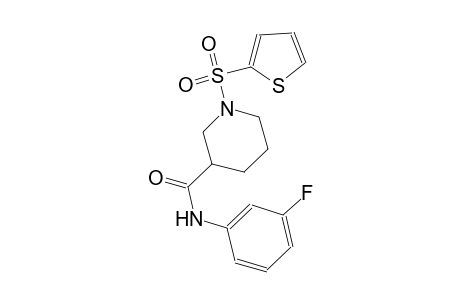 N-(3-fluorophenyl)-1-(2-thienylsulfonyl)-3-piperidinecarboxamide