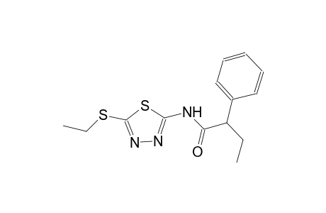 N-[5-(ethylsulfanyl)-1,3,4-thiadiazol-2-yl]-2-phenylbutanamide