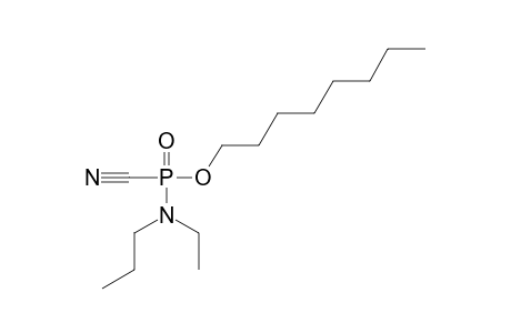 O-octyl N-ethyl N-propyl phosphoramidocyanidate