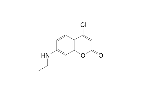 4-Chloranyl-7-(ethylamino)chromen-2-one