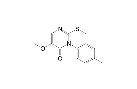 2-Methylsulfanyl-5-methoxy-3-p-tolylpyrimidin-4(3H)-one