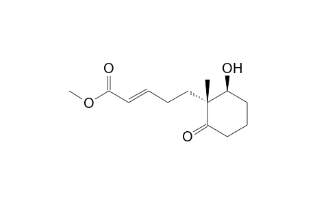 (E)-5-[(1R,2S)-2-hydroxy-1-methyl-6-oxocyclohexyl]-2-pentenoic acid methyl ester