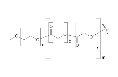 Copolymer polyethylene glycol-block-poly(lactide-co-glycolide)