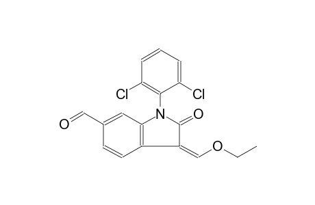1H-indole-6-carboxaldehyde, 1-(2,6-dichlorophenyl)-3-(ethoxymethylene)-2,3-dihydro-2-oxo-, (3Z)-