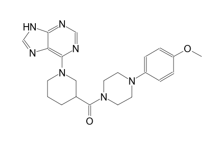 9H-purine, 6-[3-[[4-(4-methoxyphenyl)-1-piperazinyl]carbonyl]-1-piperidinyl]-