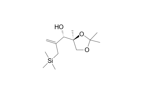 (+)-(1S)-2-(Trimethylsilylmethyl)-1-[(4'S)-2',2',4'-trimethyl-1',3'-diocolane-4'-yl]prop-2-en-1-ol