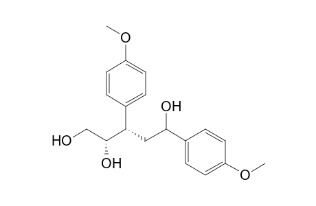 (2S,3S)-3,5-Bis(4-methoxyphenyl)pentan-1,2,5-triol