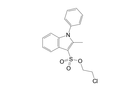 2-Chloroethyl 2-methyl-1-phenyl-1H-indole-3-sulfonate