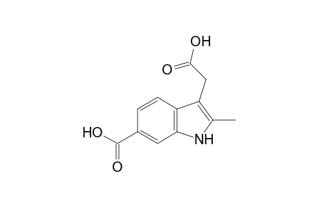 3-(carboxymethyl)-2-methyl-1H-indole-6-carboxylic acid