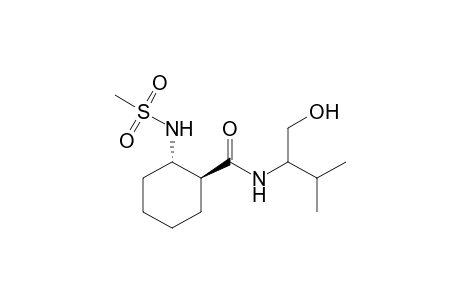 (1S,2S)-2-Methanesulfonylaminocyclohexanecarboxylic acid (1-hydroxymethyl-2-methylpropyl)amide
