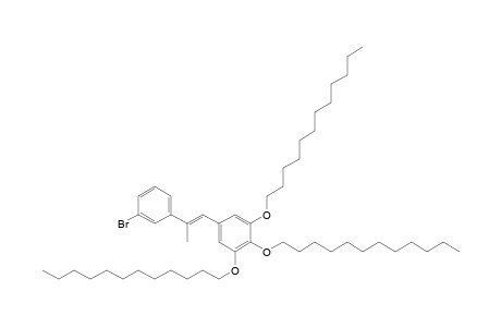(E)-2-(3-Bromophenyl)-1-[3,4,5-tris(dodecyloxy)phenyl]propene