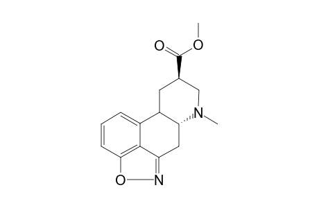 Methyl 7-methyl-6a,7,8,910,10a-hexahydro-( 6H)-4-oxa-5,7-diazaacephenanthrylene-9-carboxylate