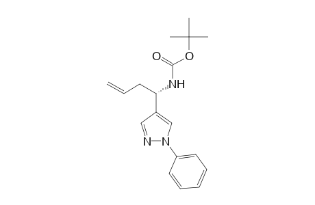 (S)-tert-Butyl N-[1-(1-phenyl-1H-pyrazol-4-yl)-3-butenyl]carbamate