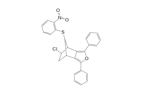 5-exo-Chloro-4,5,6,7-tetrahydro-4,7-methano-8-anti-(2-nitrophenylthio)-1,3-diphenylisobenzofuran