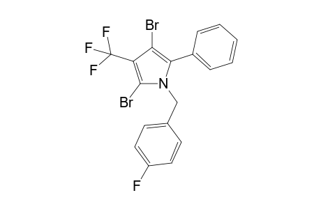 1-(4-fluorobenzyl)-2-phenyl-4-trifluoromethyl-3,5-Dibromo-pyrrole