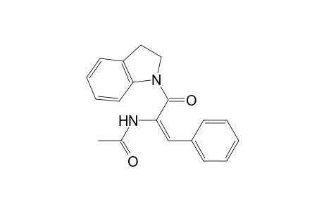 N-[(E)-1-(2,3-Dihydro-1H-indol-1-ylcarbonyl)-2-phenylethenyl]acetamide