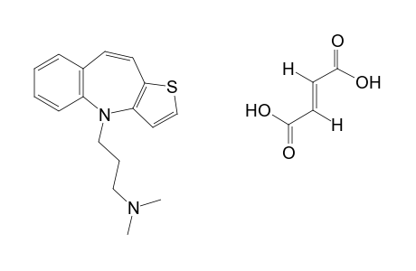 4-[3-(dimethylamino)propyl]-4H-thieno[3,2-b][1]benzazepine, fumarate (1:1)